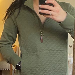 L.L. Bean quilted quarter zip BRAND NEW